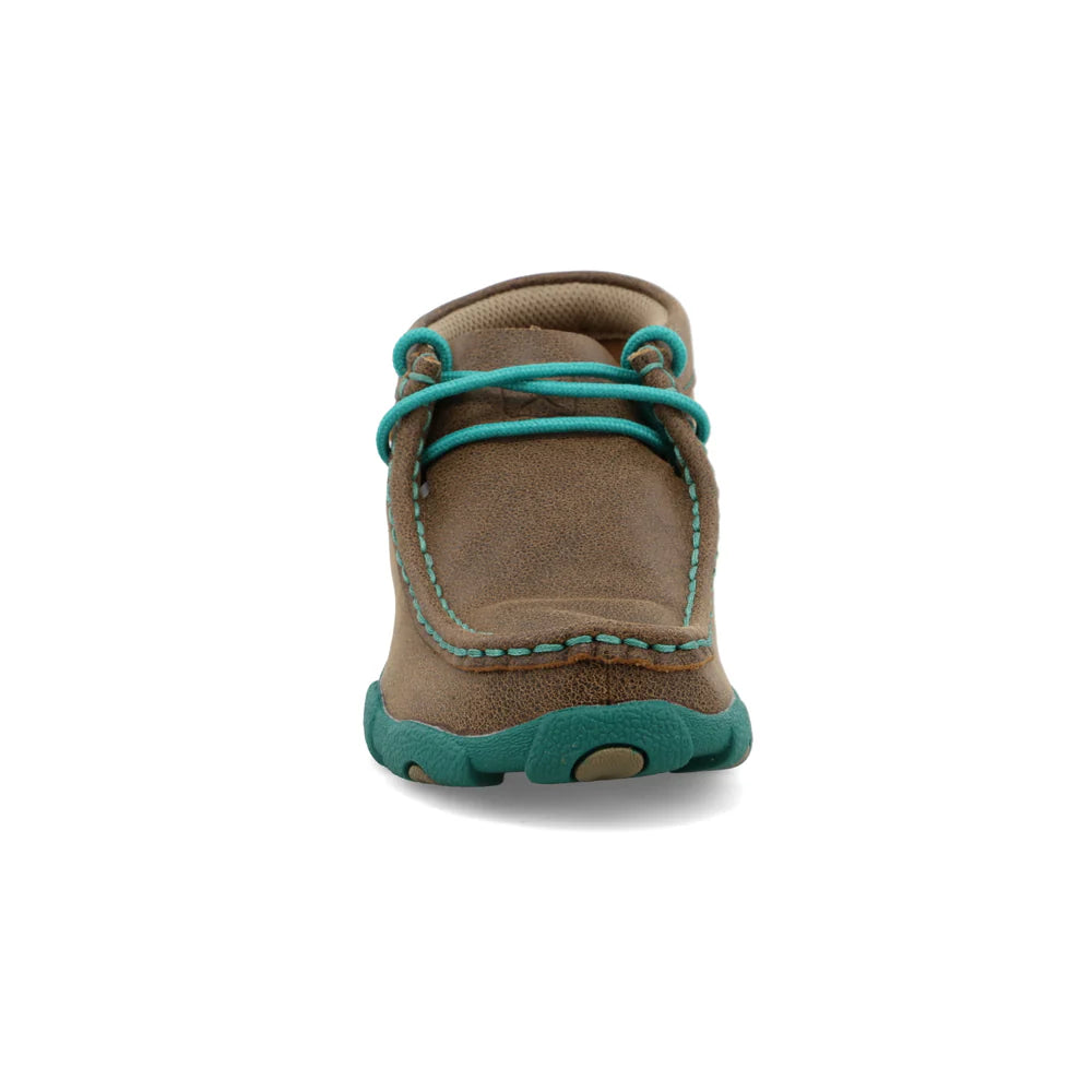 Kid's Twisted X CHILD (TURQUOISE) Chukka Driving Moc- CDM0005