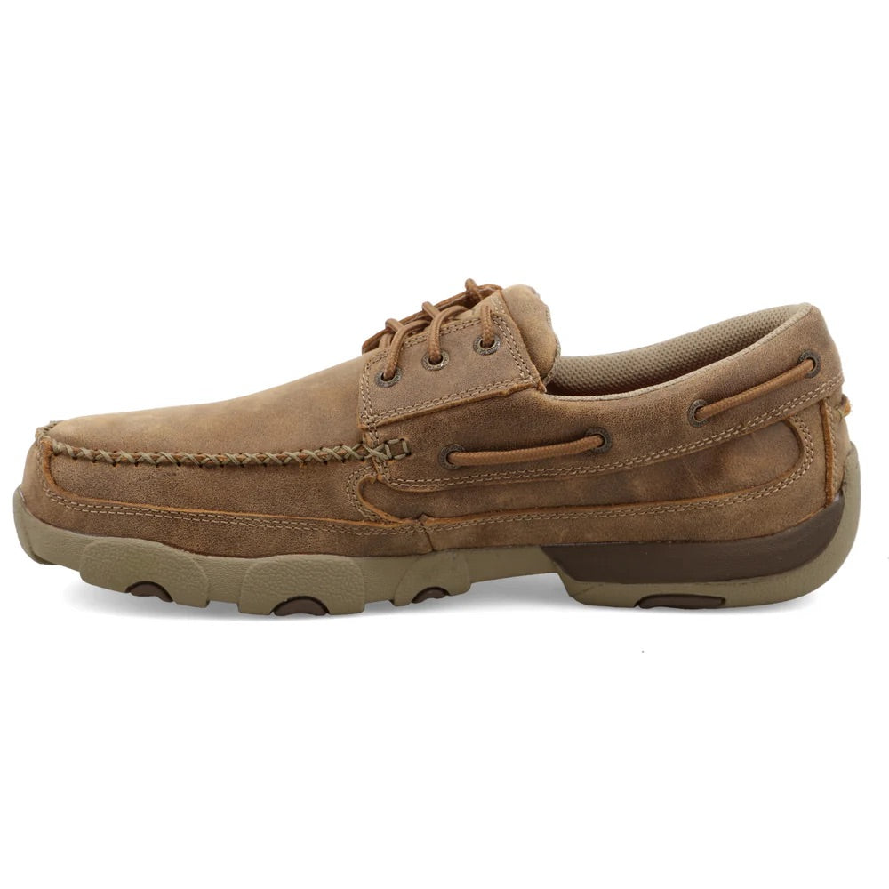 Men's Twisted X WORK Boat Shoe Driving Moc- MDMSTM1