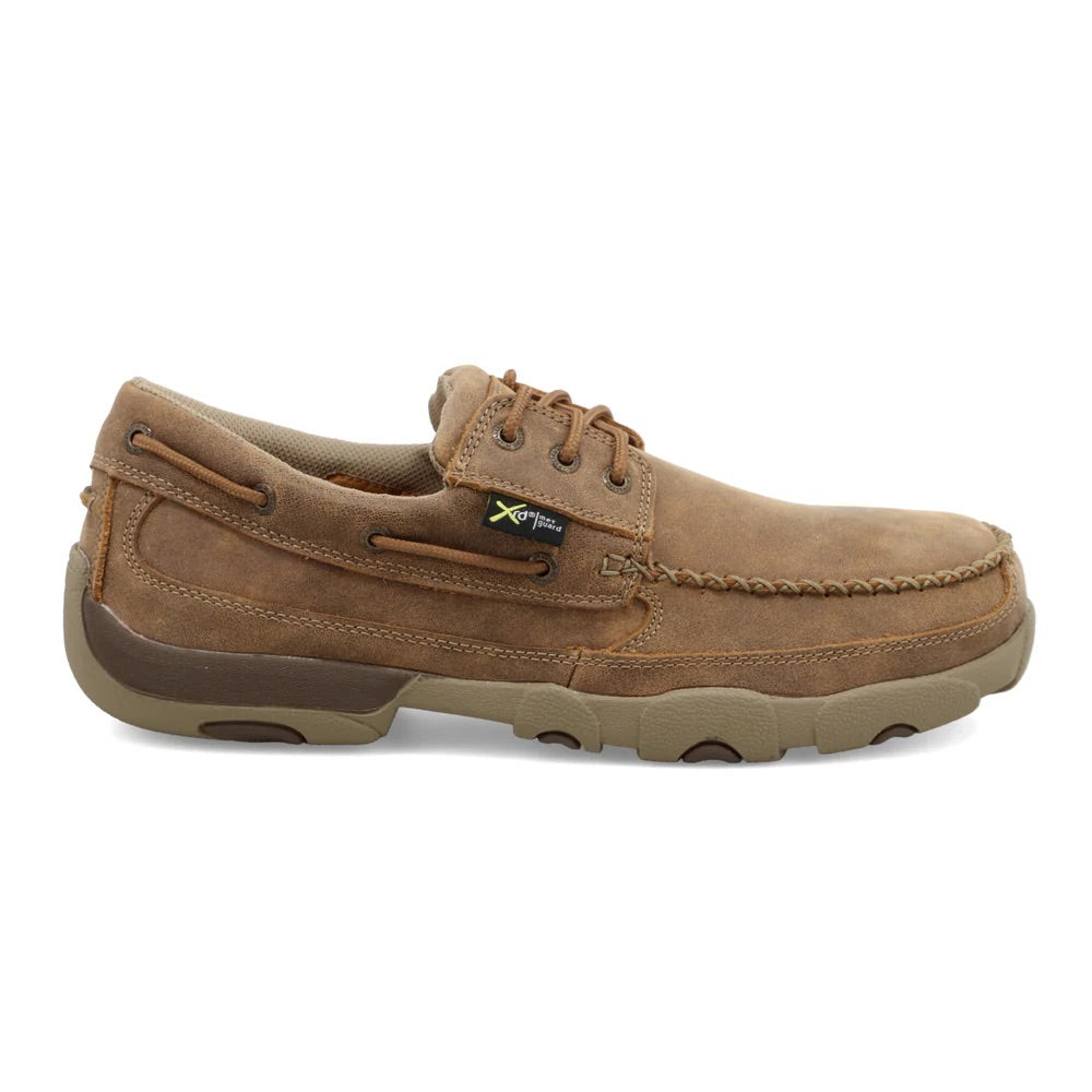 Men's Twisted X WORK Boat Shoe Driving Moc- MDMSTM1